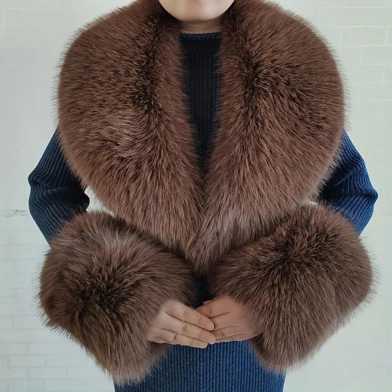 3-Piece Faux Fur Elegance