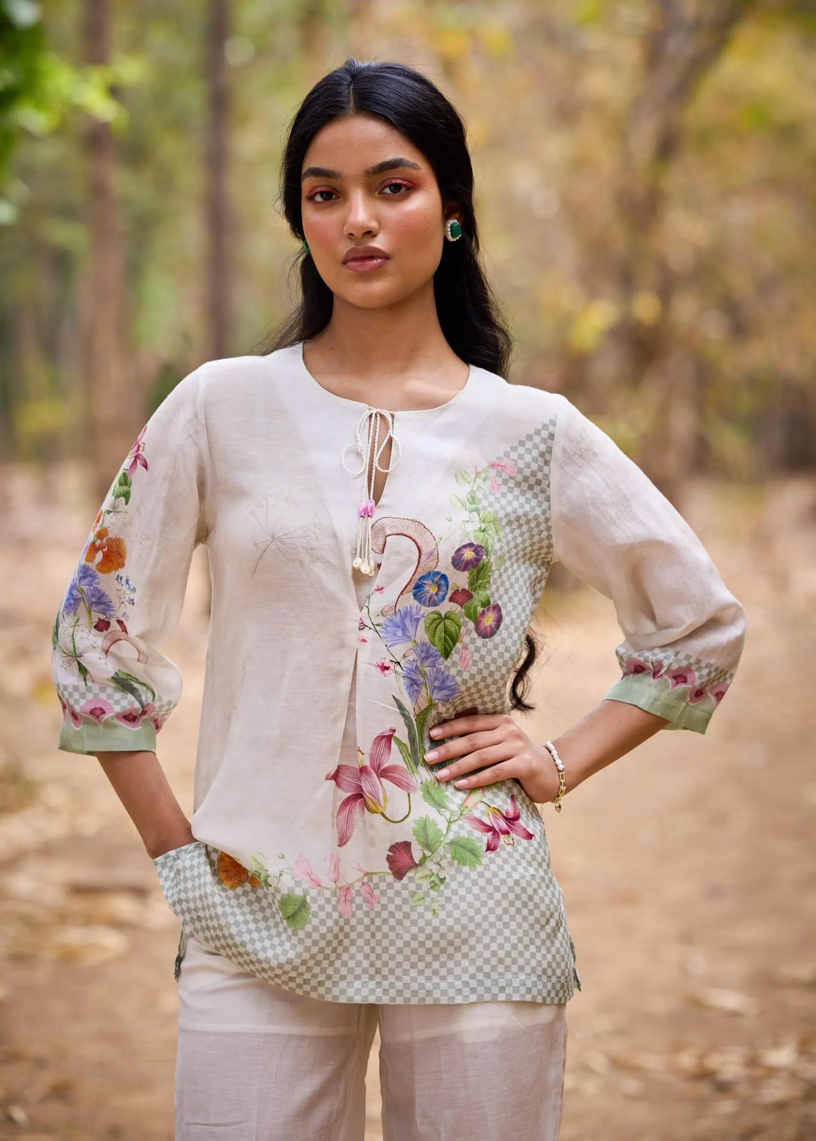 Aruba off-white top