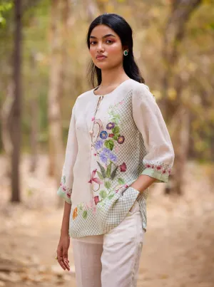 Aruba off-white top