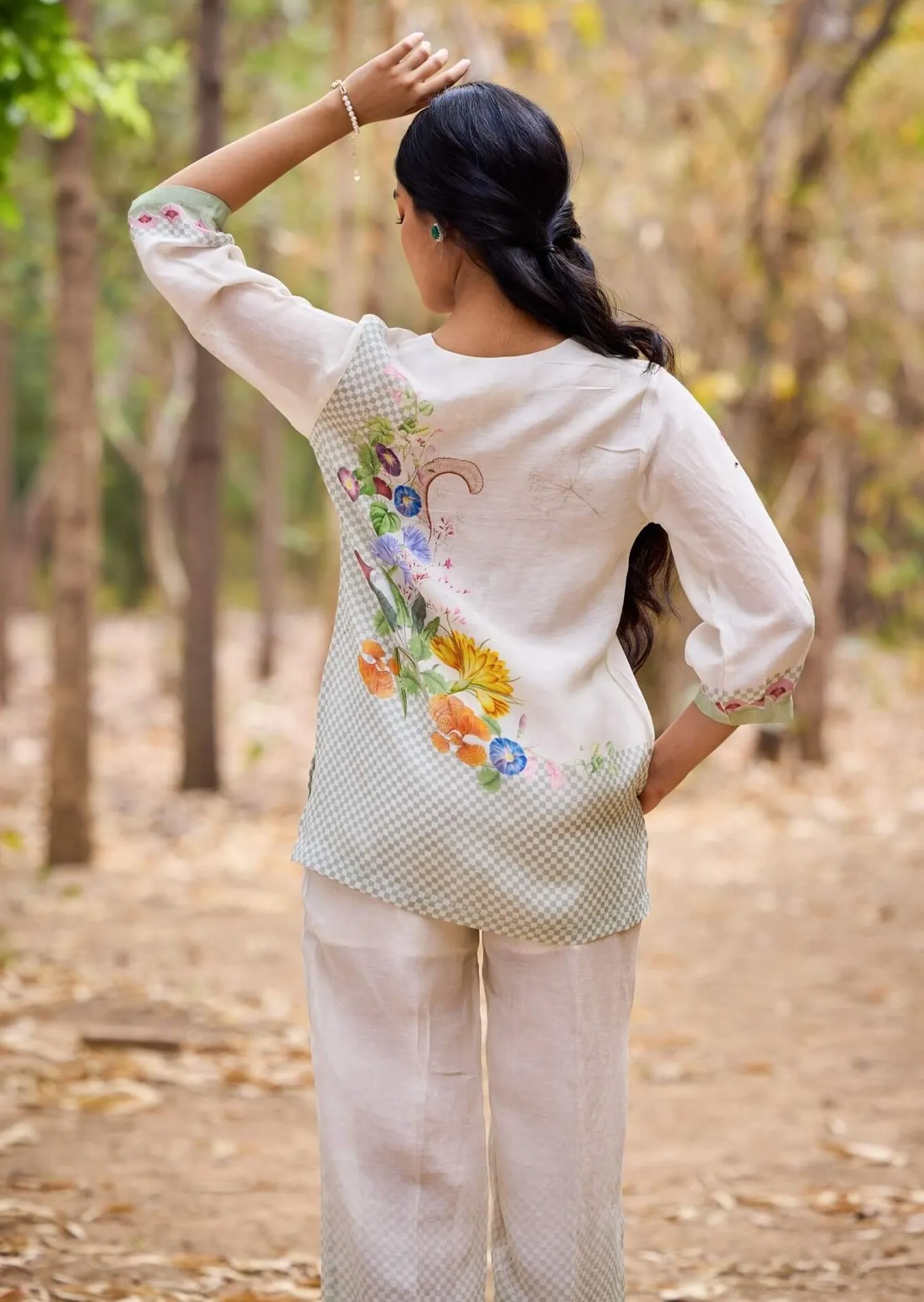 Aruba off-white top