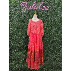 Avianna Pink Print Rio Bis Maxi Dress