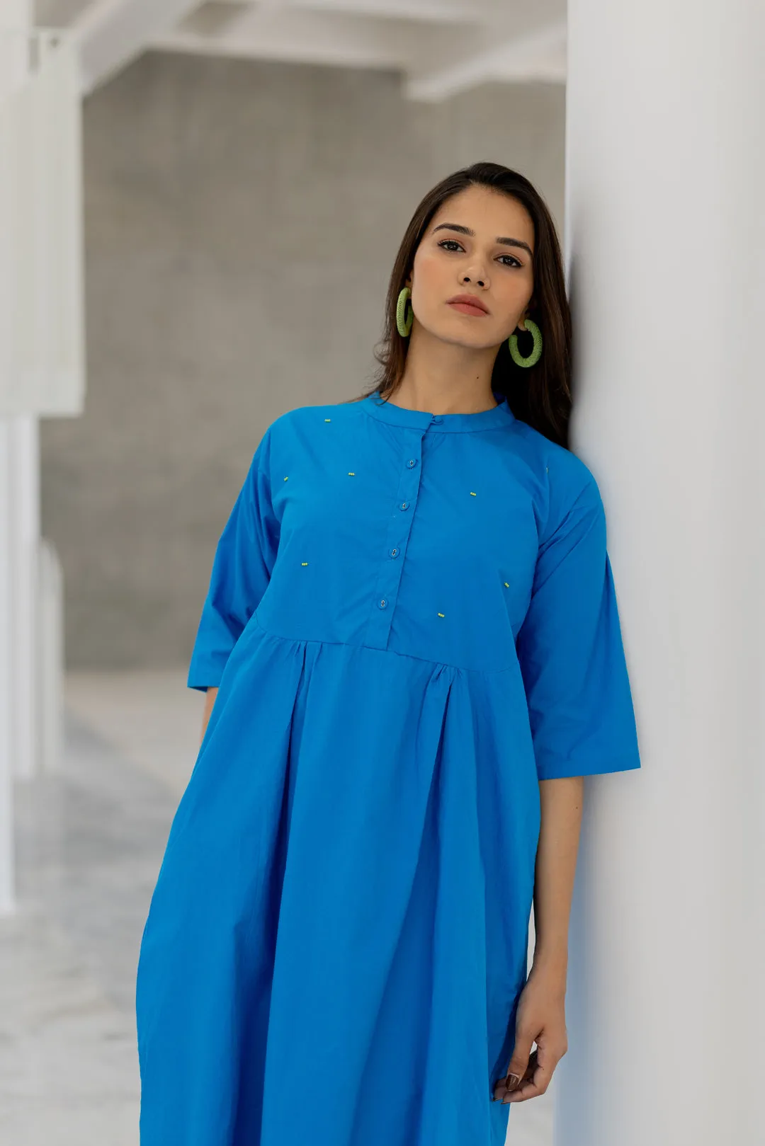 Azure Horizon Tunic Co-Ord
