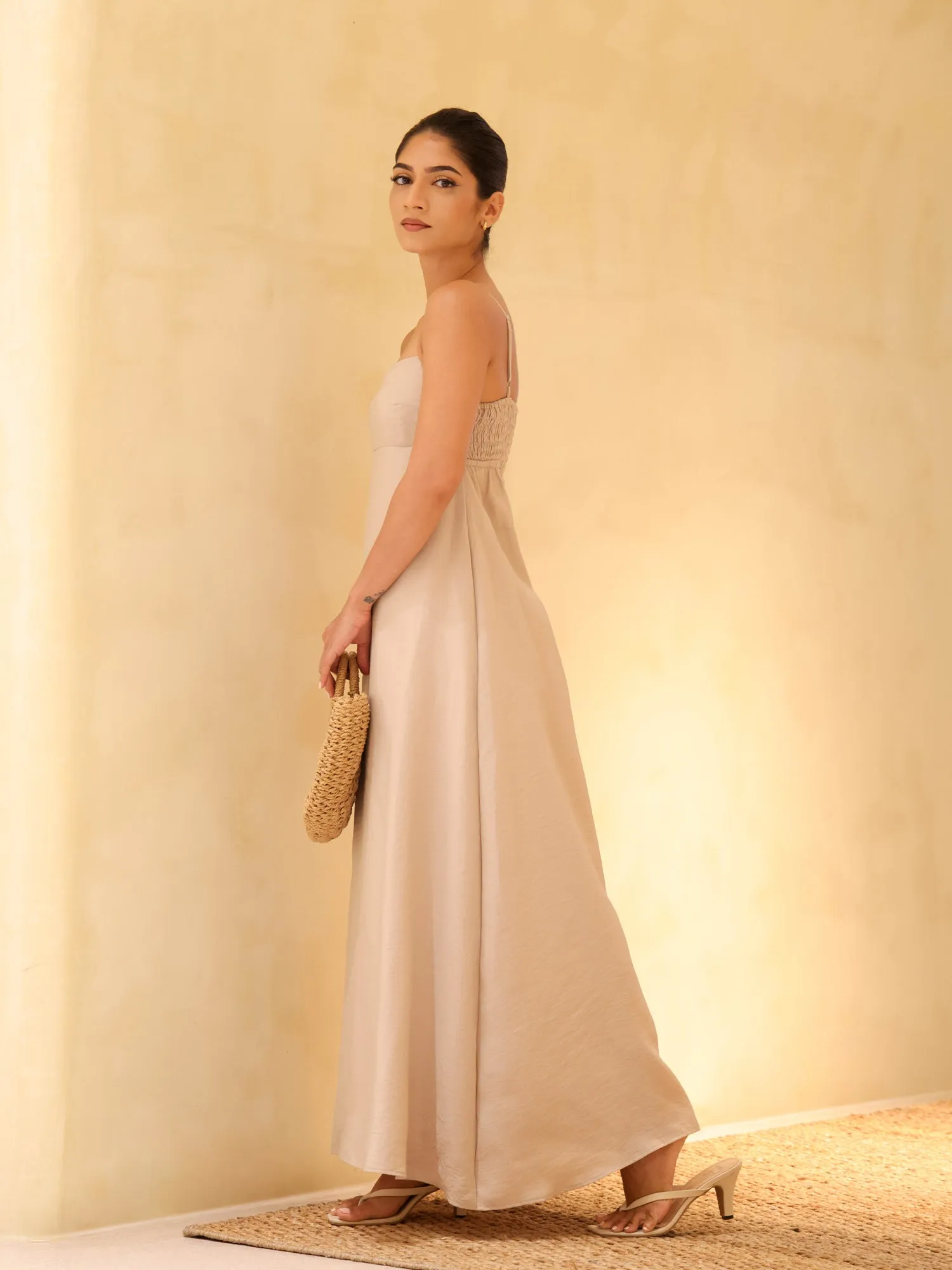 Back Smocked Maxi Dress