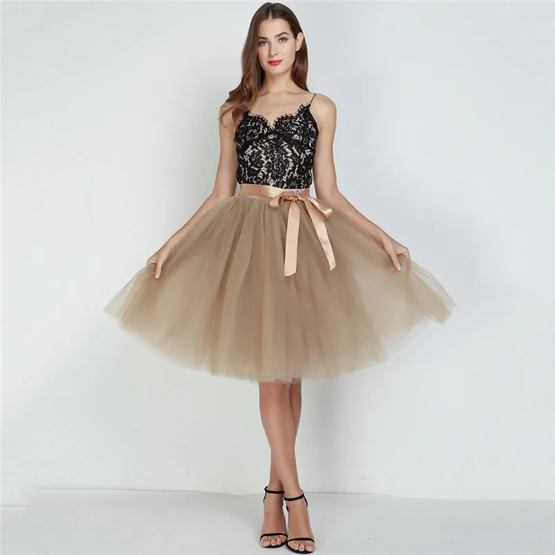 Barbie - Tulle Pleated Tutu Mini Skirts