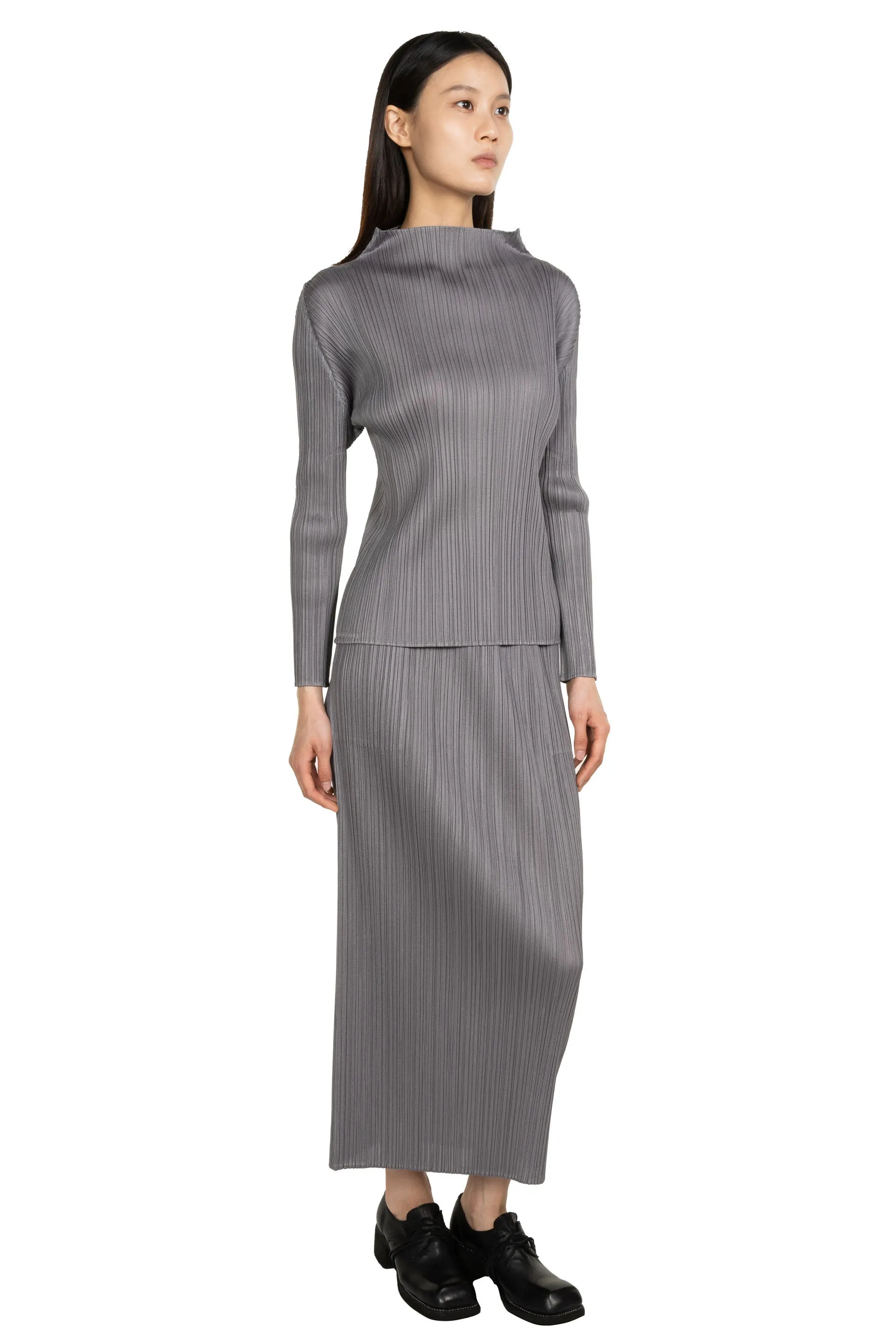 Basic Skirt Grey