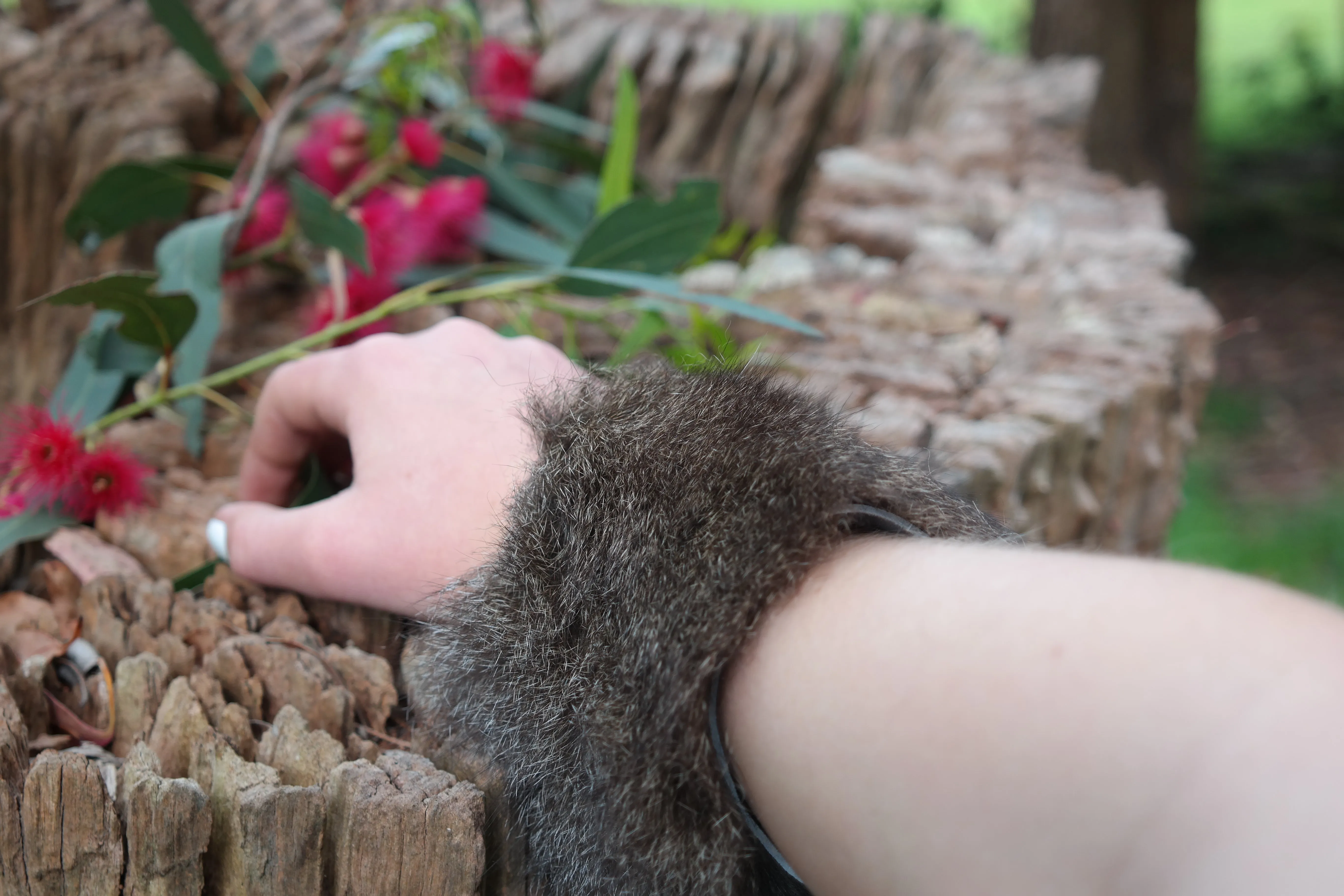 Beer Coat - Wallaby Fur Stubby Holder