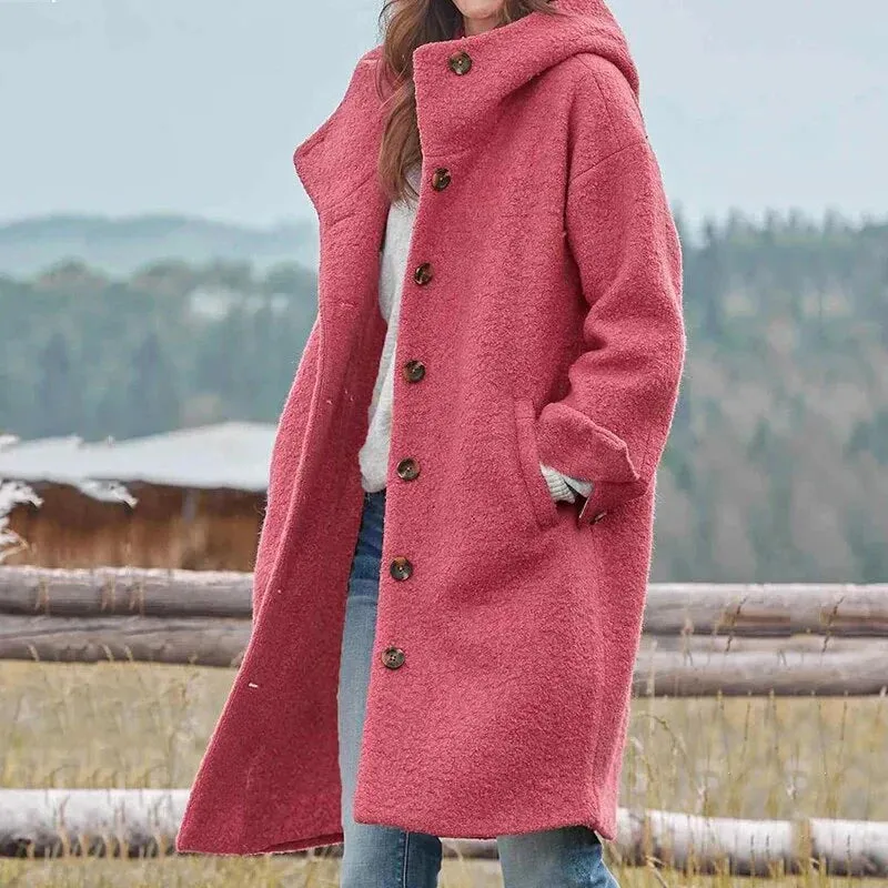 BELINDA - WARM HOODED OVERCOAT