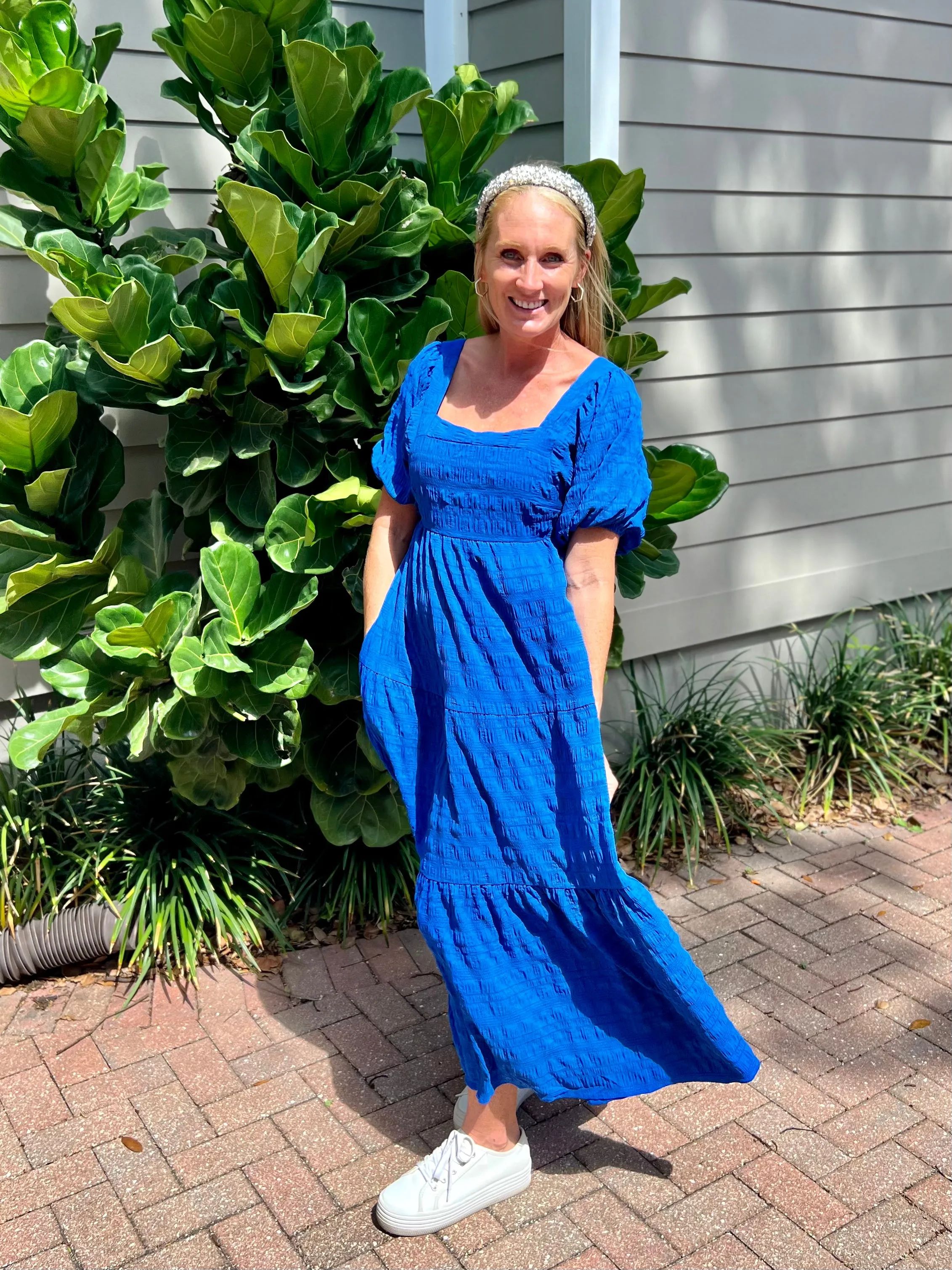 Belle Puff Sleeve Maxi Dress