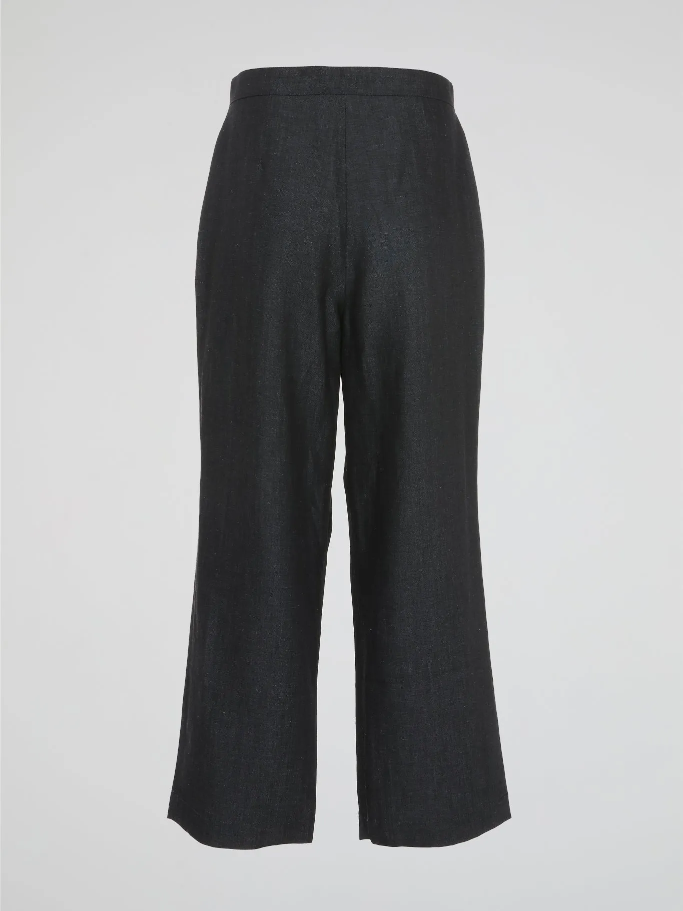 Black Pleated Capri Pants