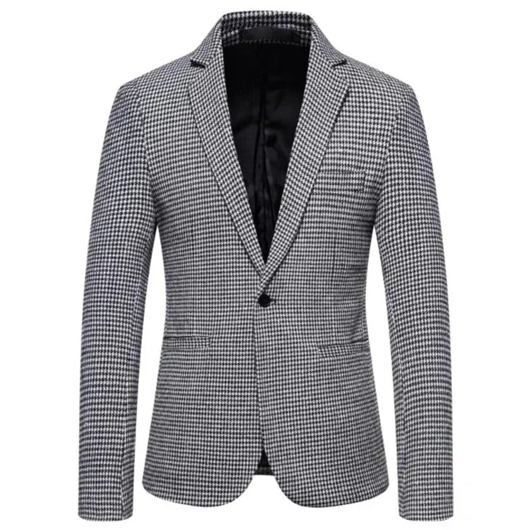 Blazers Lapel Collar Pocket Suit Coat