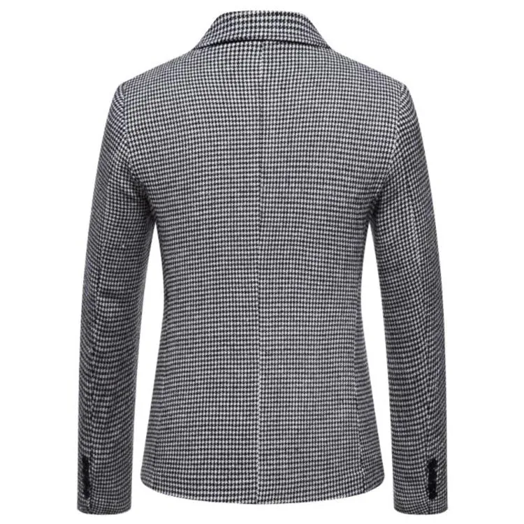 Blazers Lapel Collar Pocket Suit Coat