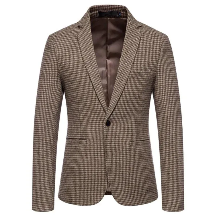 Blazers Lapel Collar Pocket Suit Coat