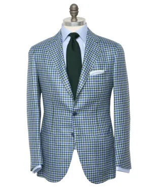 Blue and Green Check Sportcoat