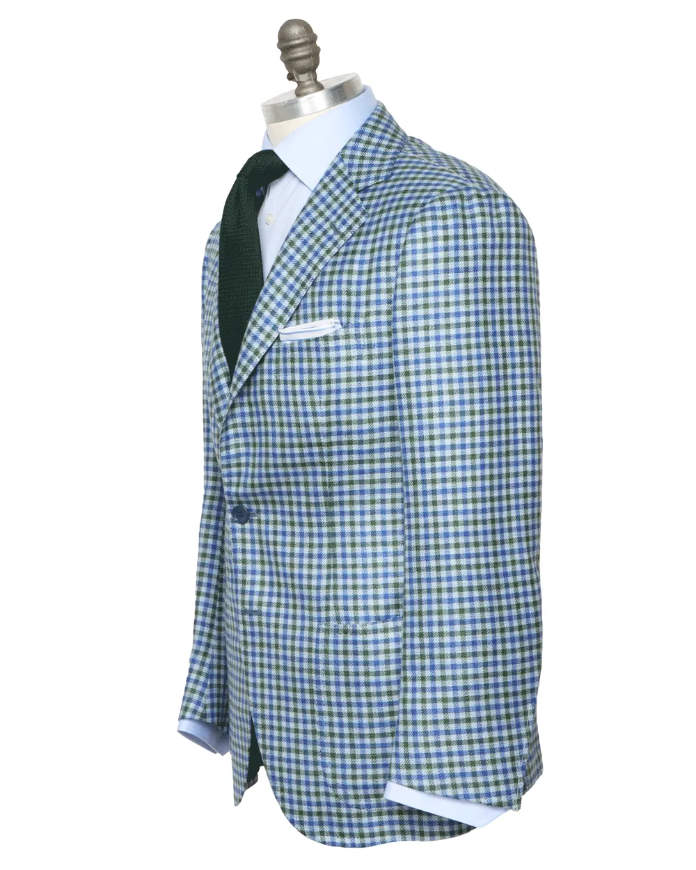 Blue and Green Check Sportcoat