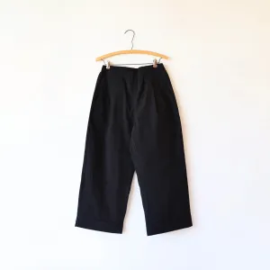 Bon Pleated Pants - Black Seersucker