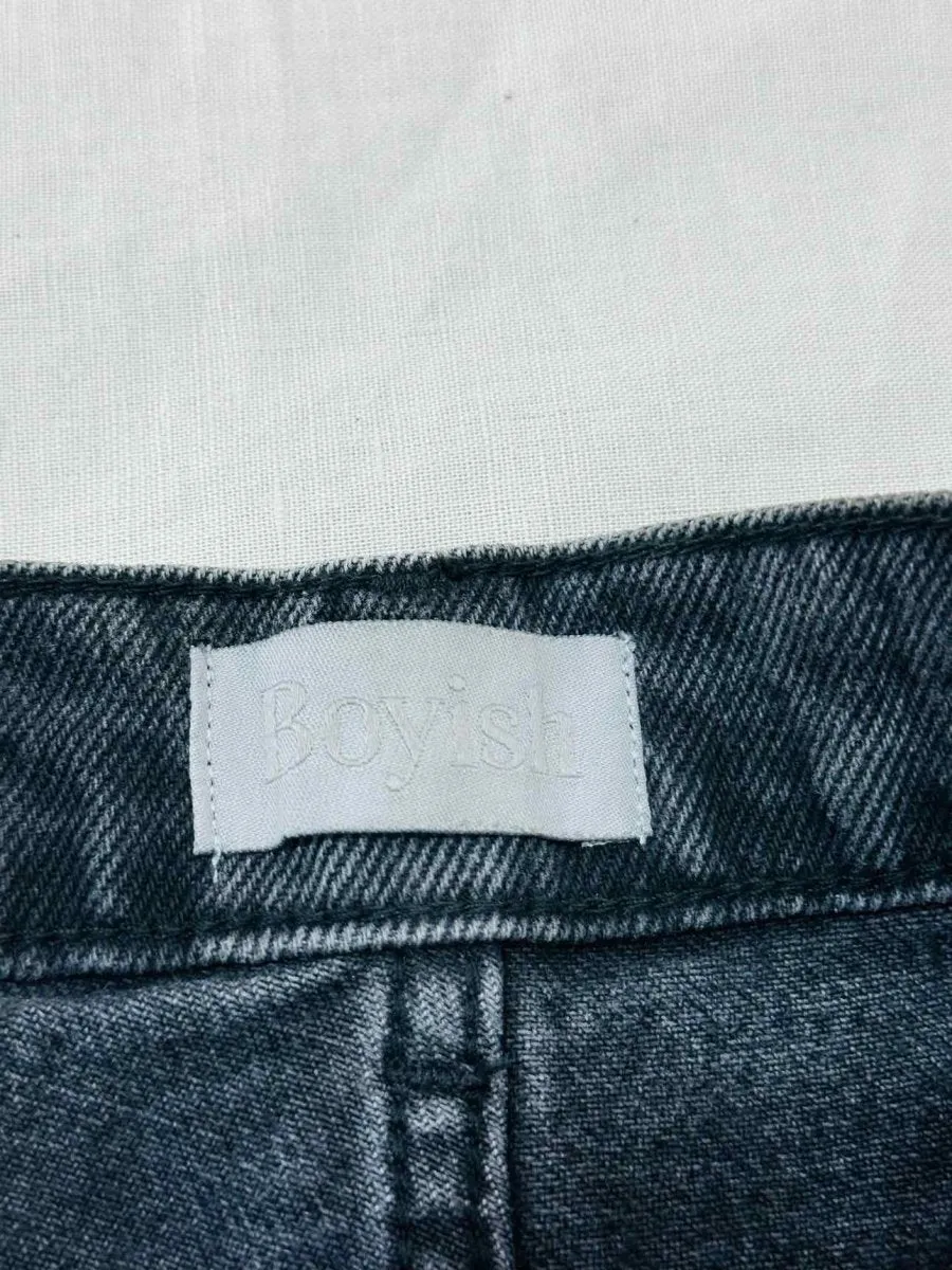 BOYISH High Rise Black Jeans 25