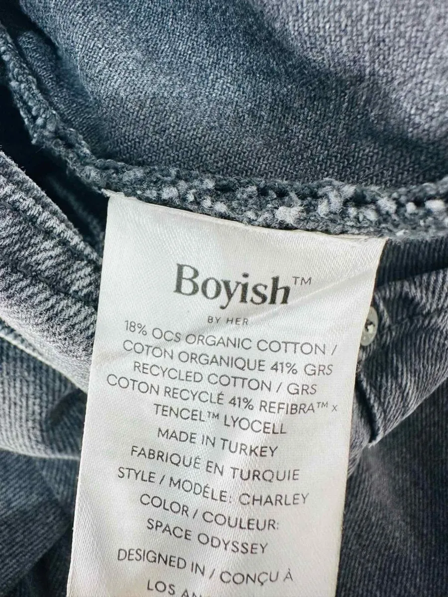 BOYISH High Rise Black Jeans 25