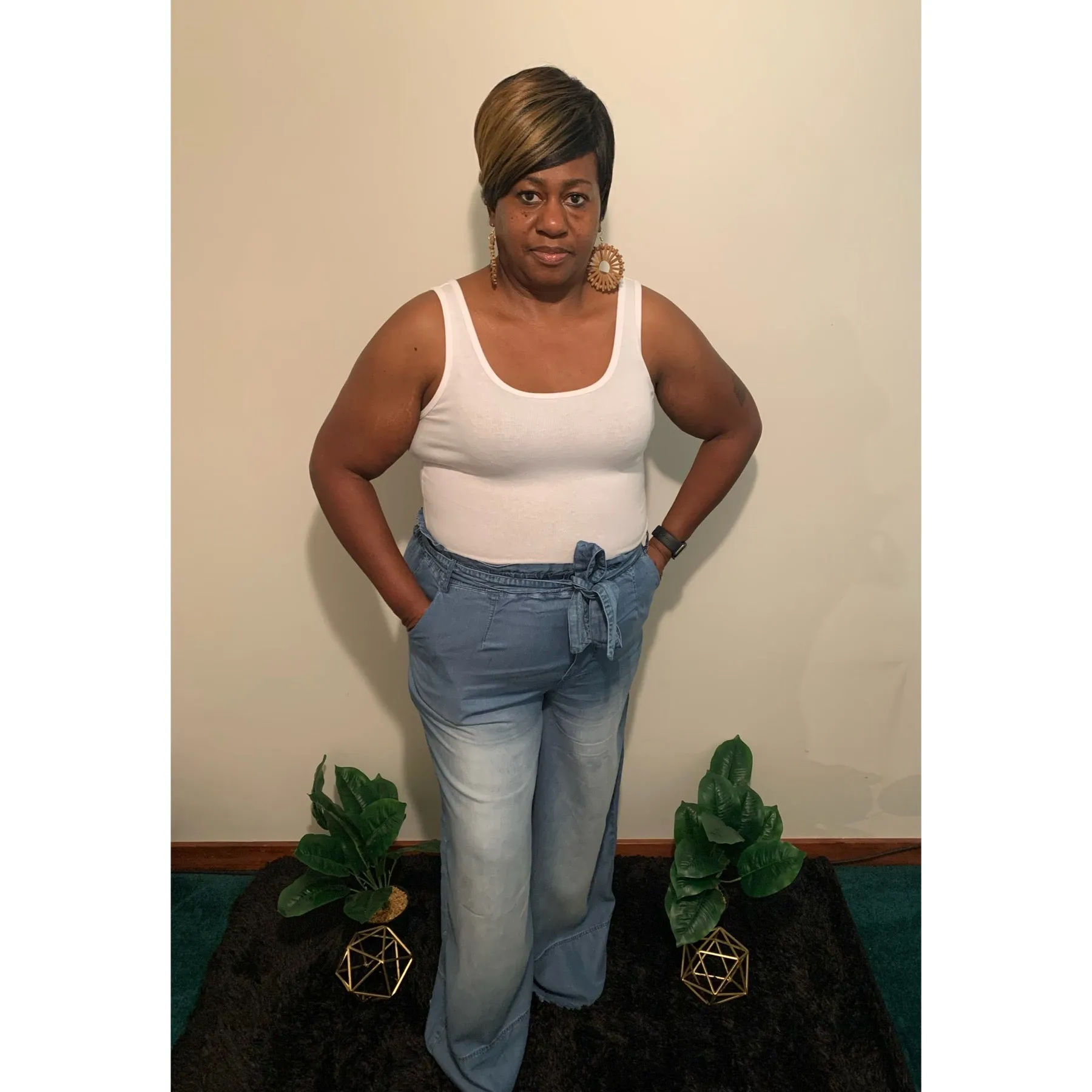 Bray Belted PaperBag Pants