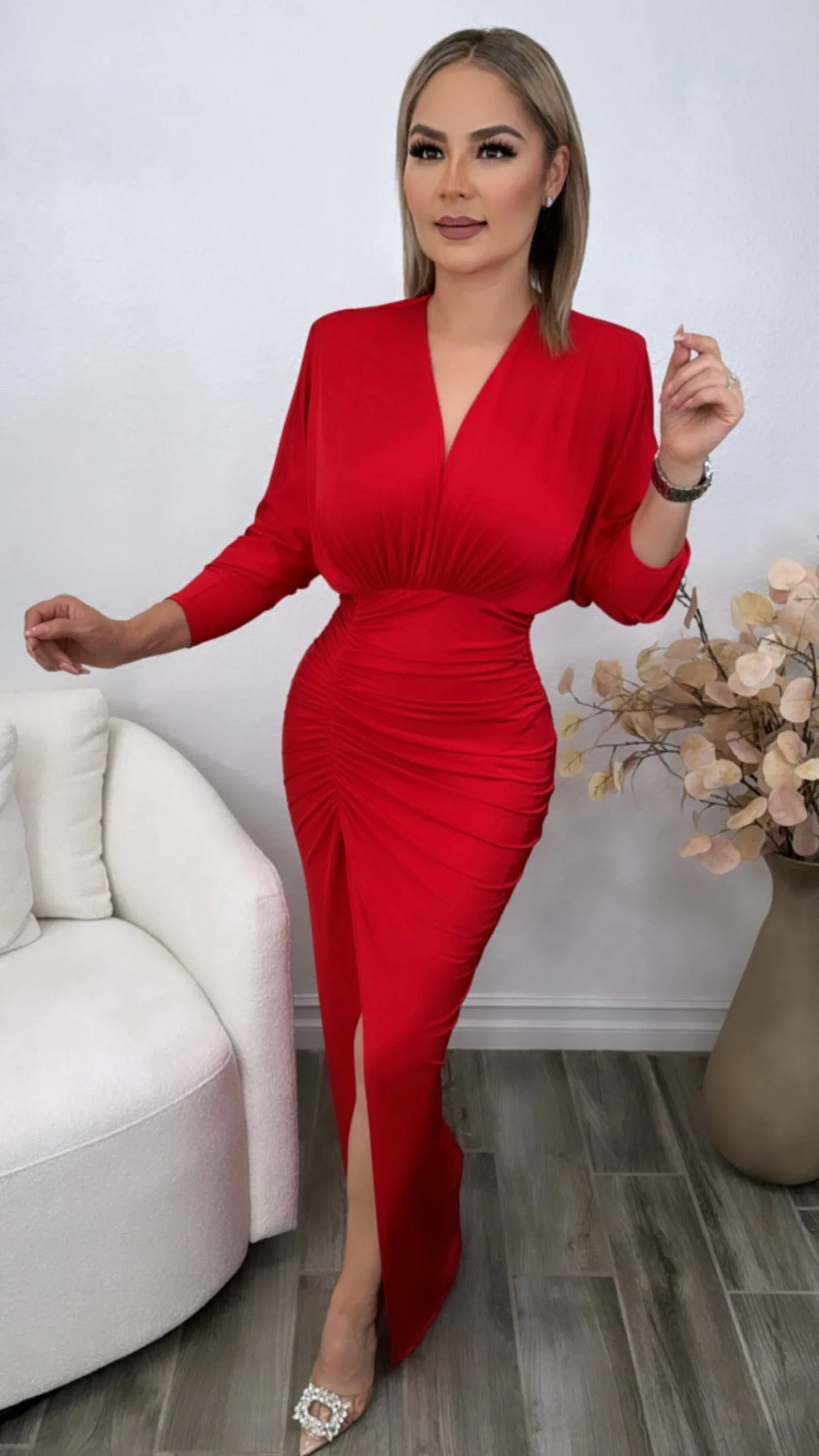 CATHERINE RED DRESS