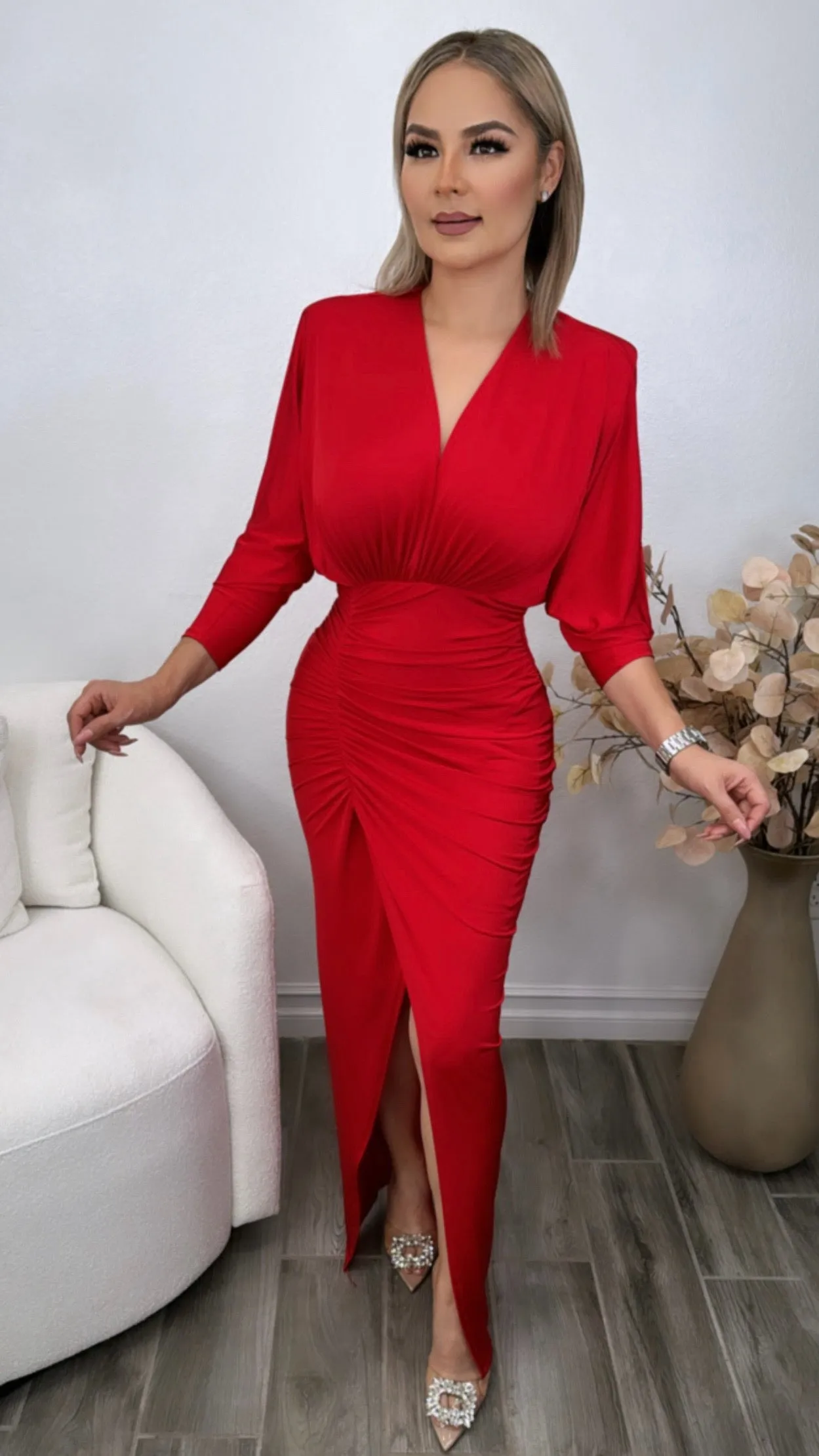 CATHERINE RED DRESS