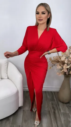 CATHERINE RED DRESS