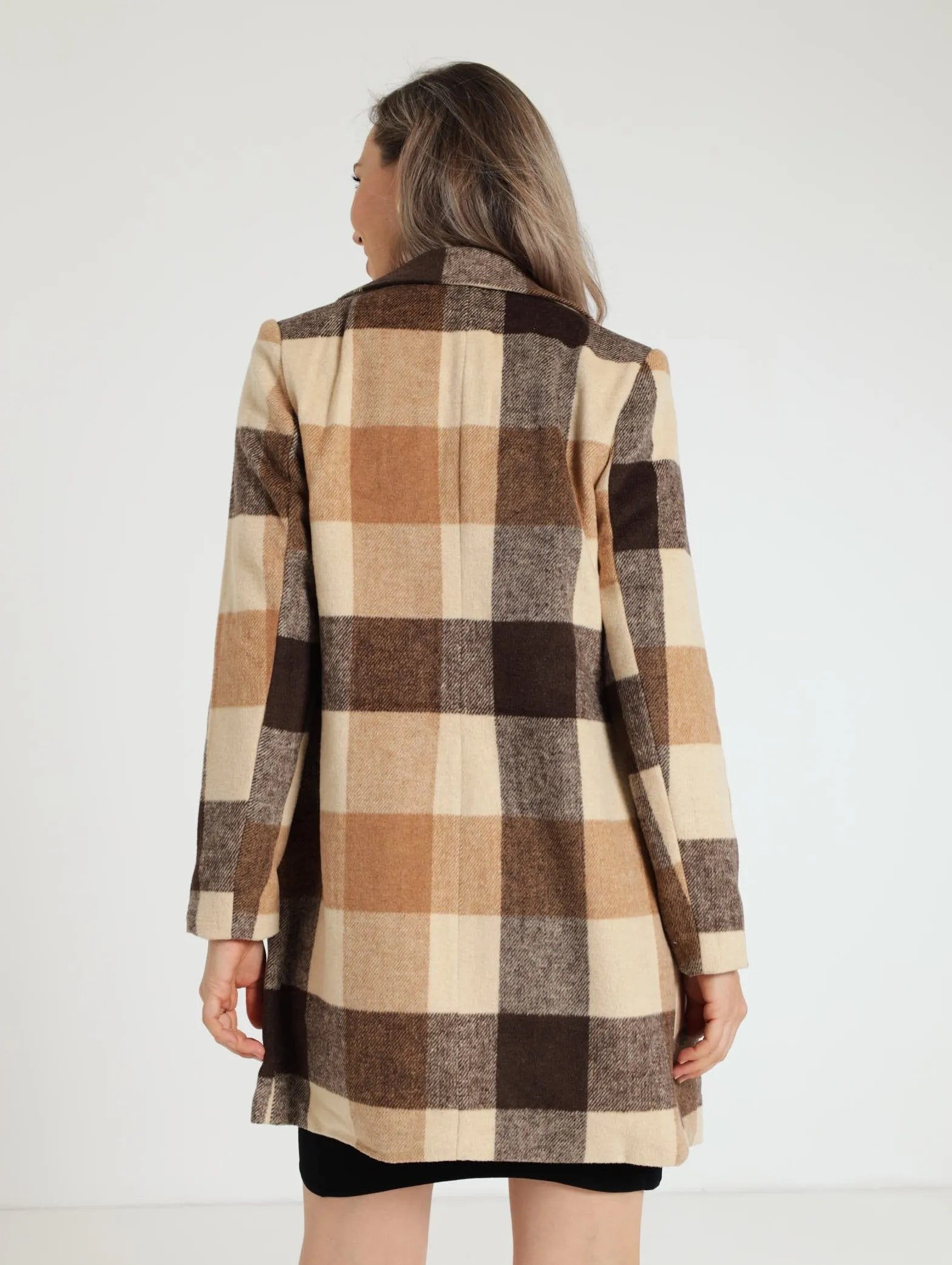 Charlotte Single Breasted Coat - Camel