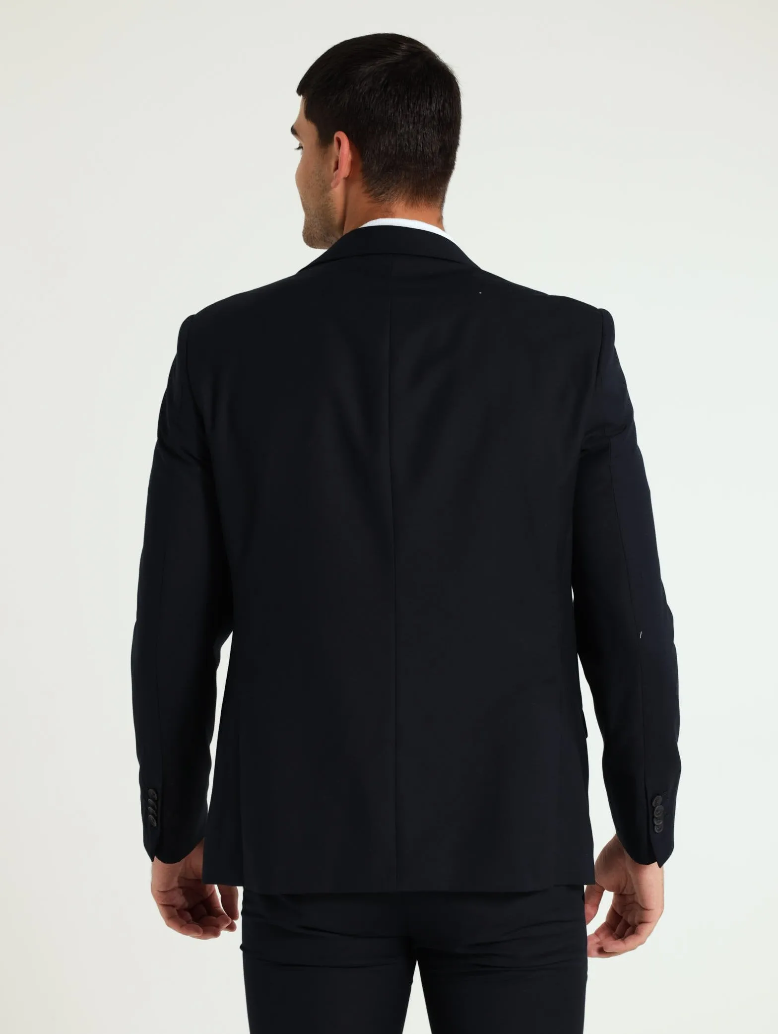 Classic Suit Jacket - Navy