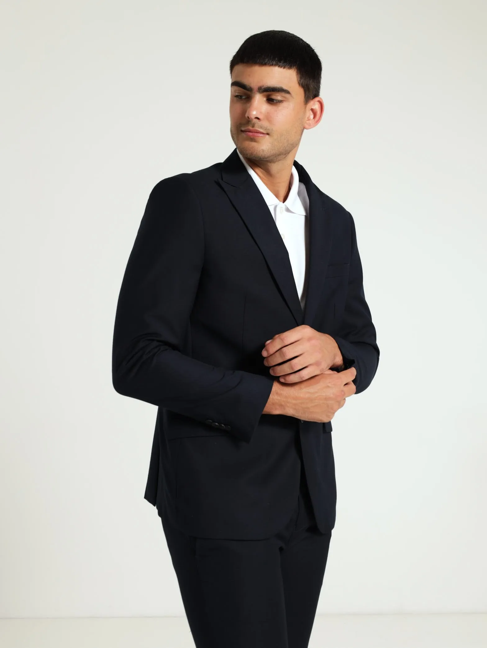 Classic Suit Jacket - Navy