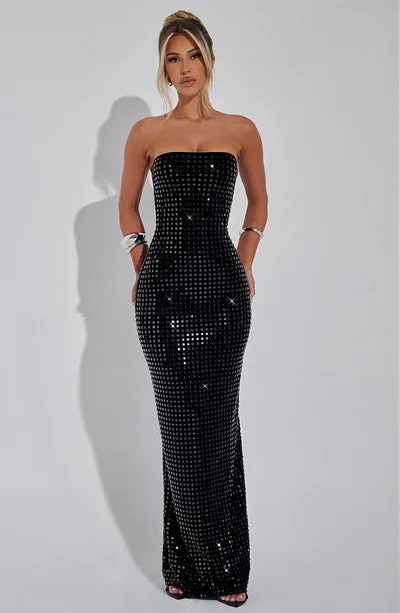Cleo Maxi Dress - Black