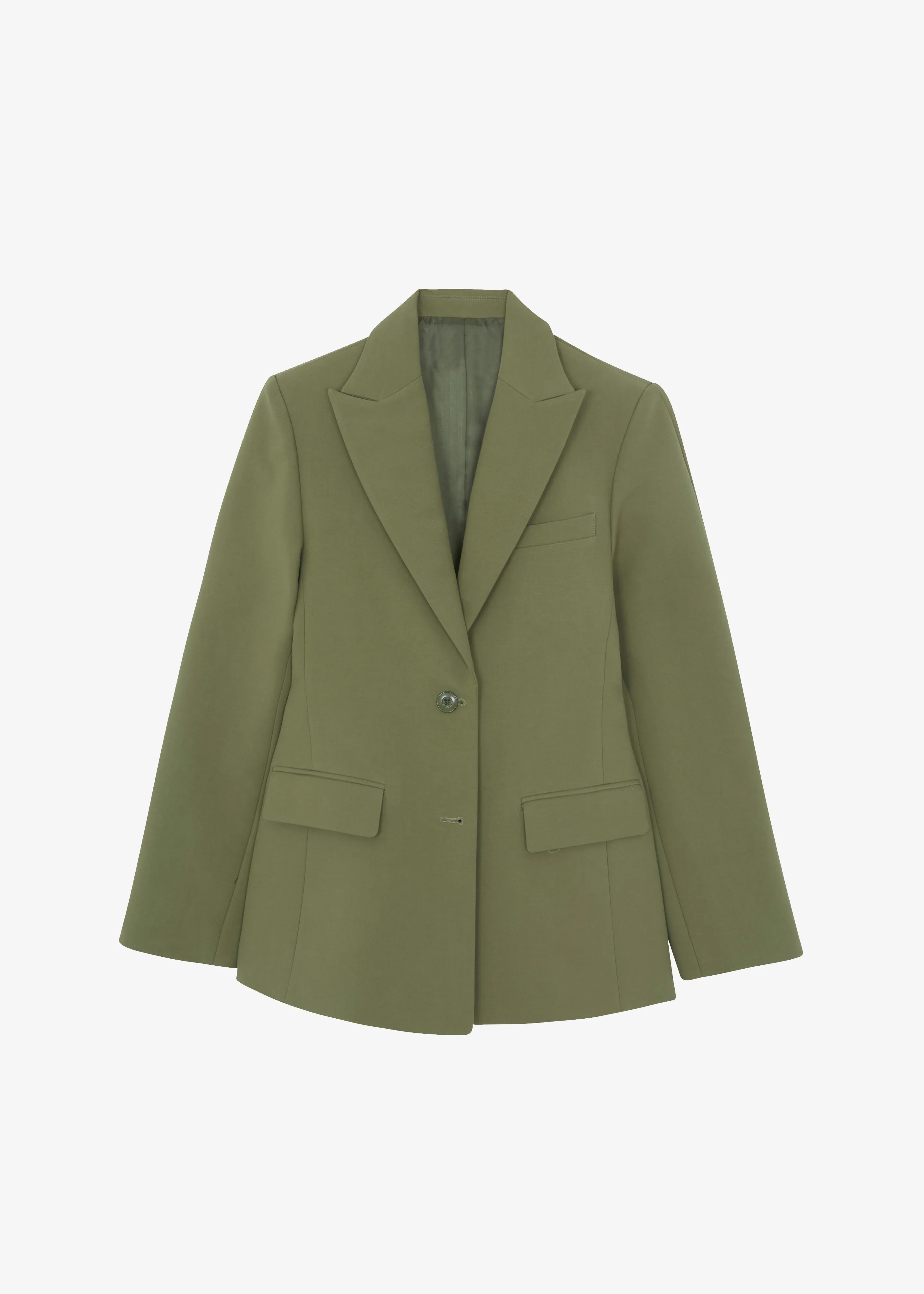 Colette Hourglass Blazer - Khaki
