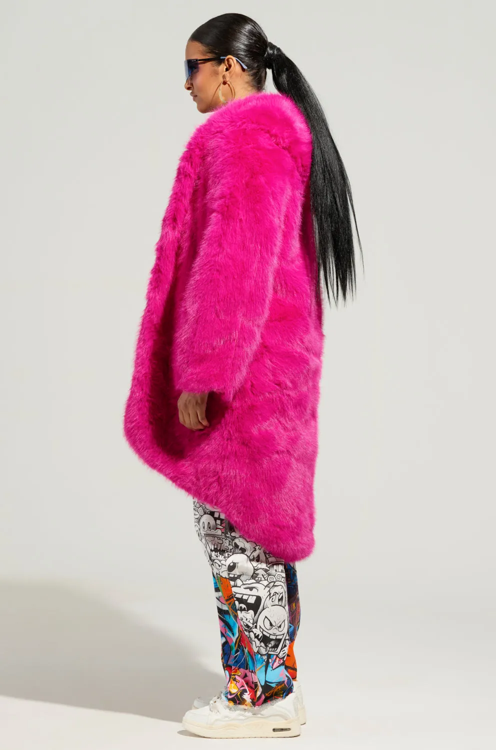 DAISY FAUX FUR COAT