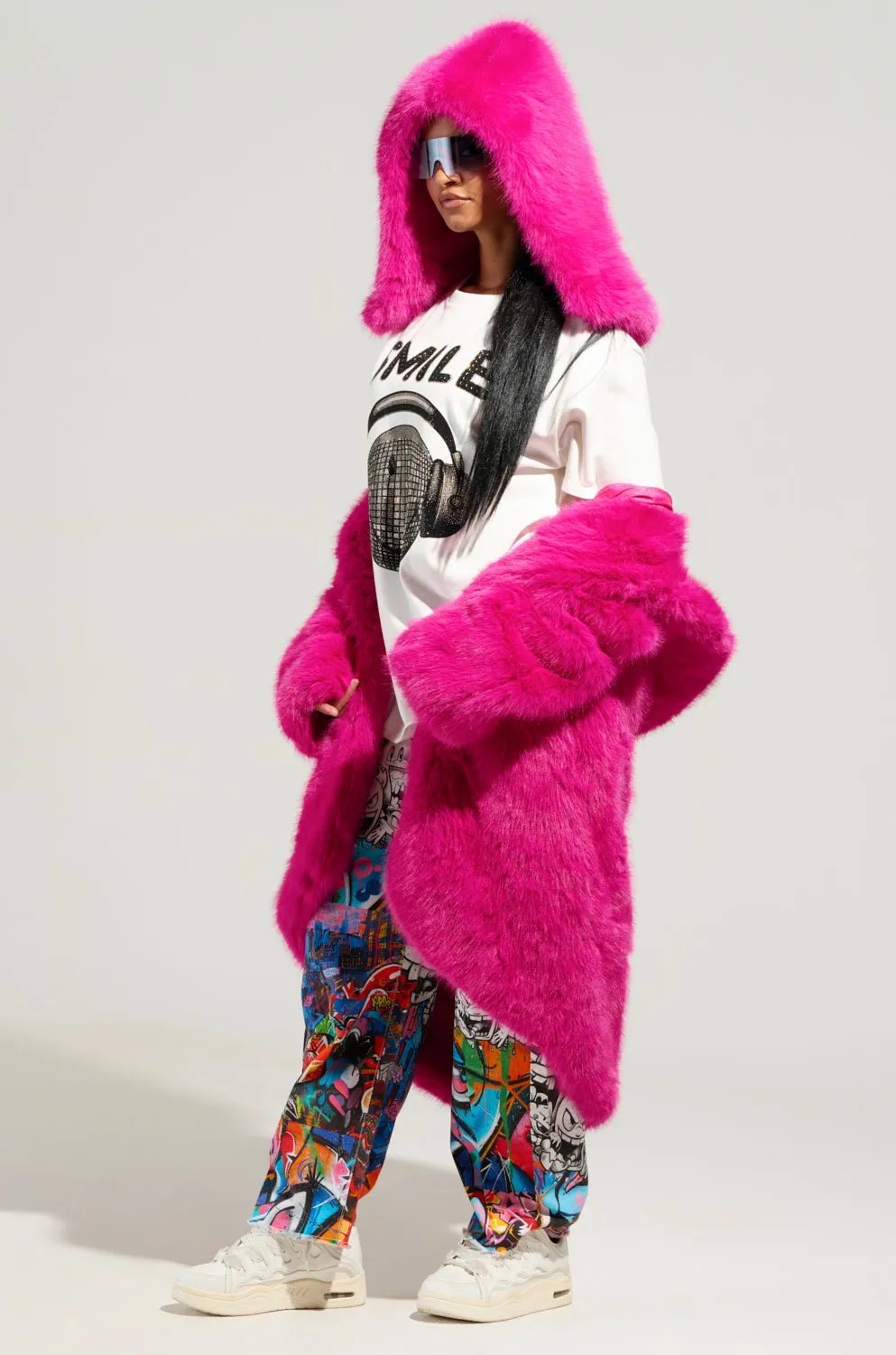 DAISY FAUX FUR COAT