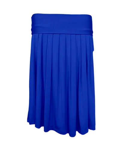 dance pleated midi skirt / primary colors