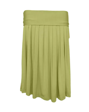 dance pleated midi skirt / primary colors