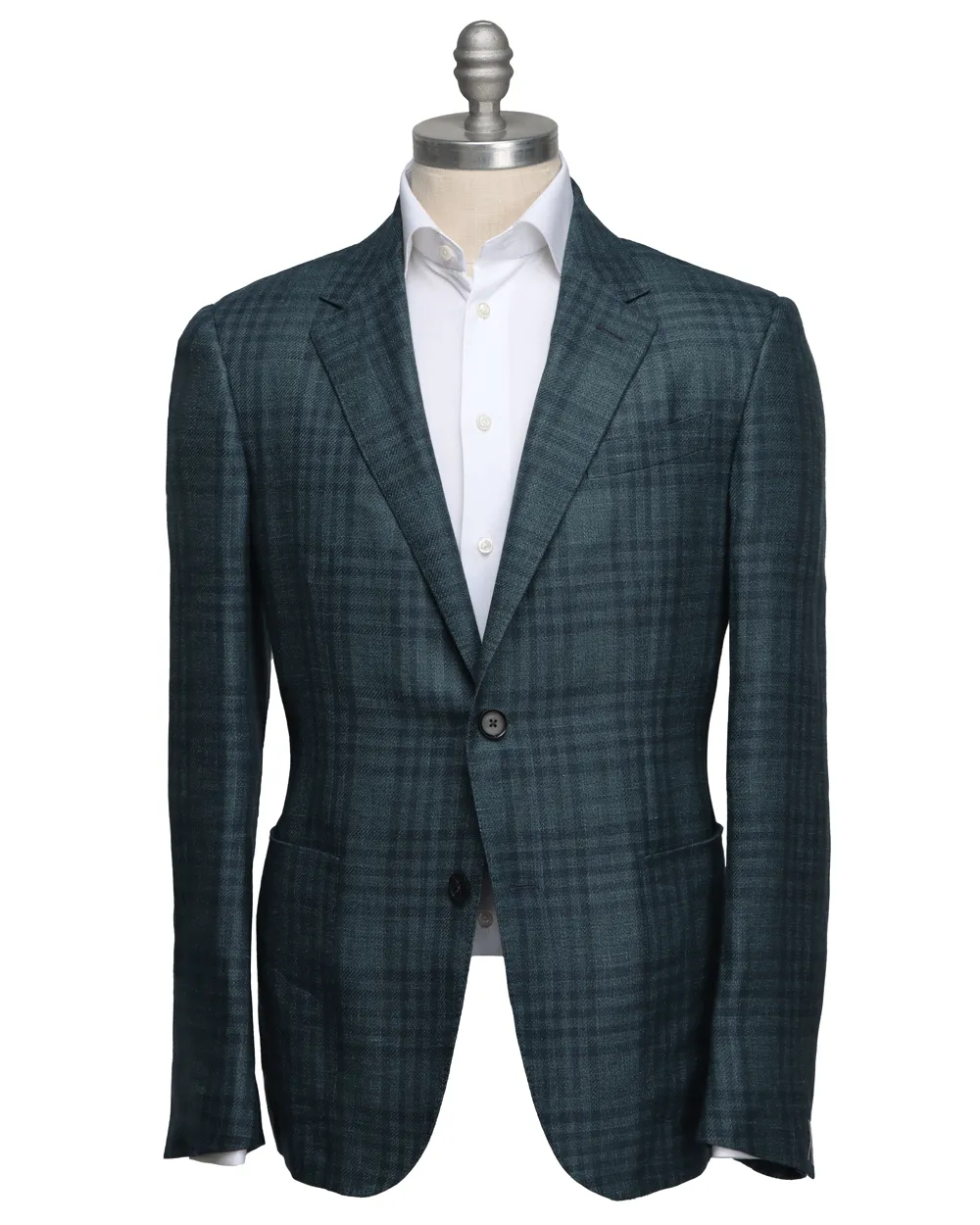 Dark Teal Overcheck Sportcoat