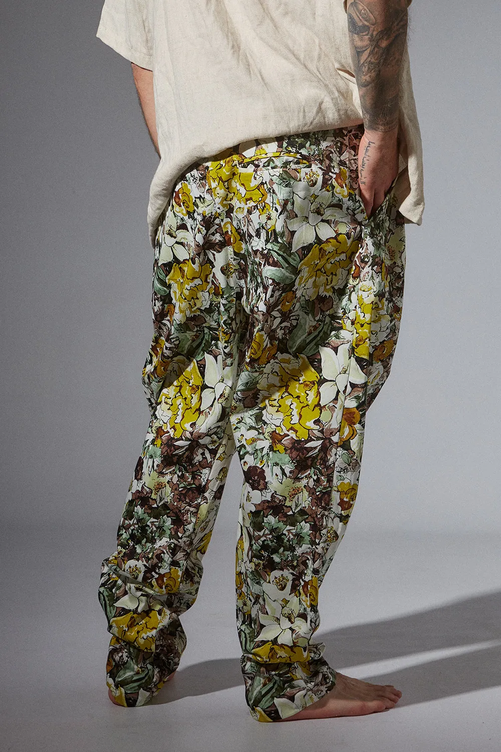 DEEP PLEATED PANTS