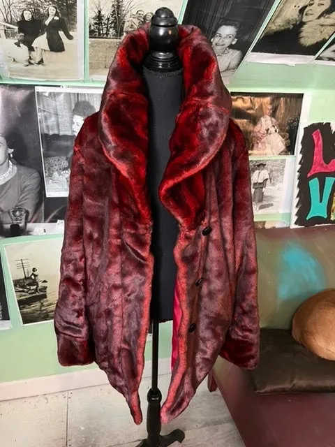 Dennis  Basso Faux Fur, size M. #1702