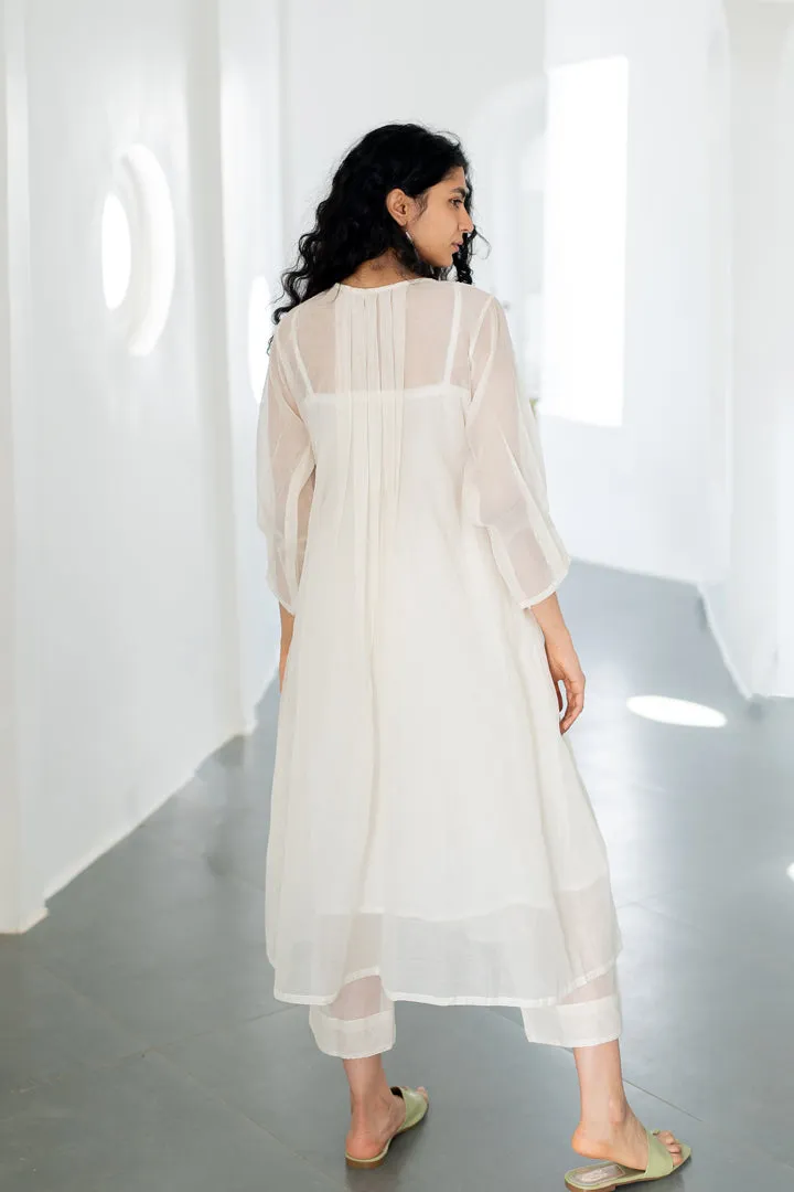 Dewy Mist Pleated Kurta Set