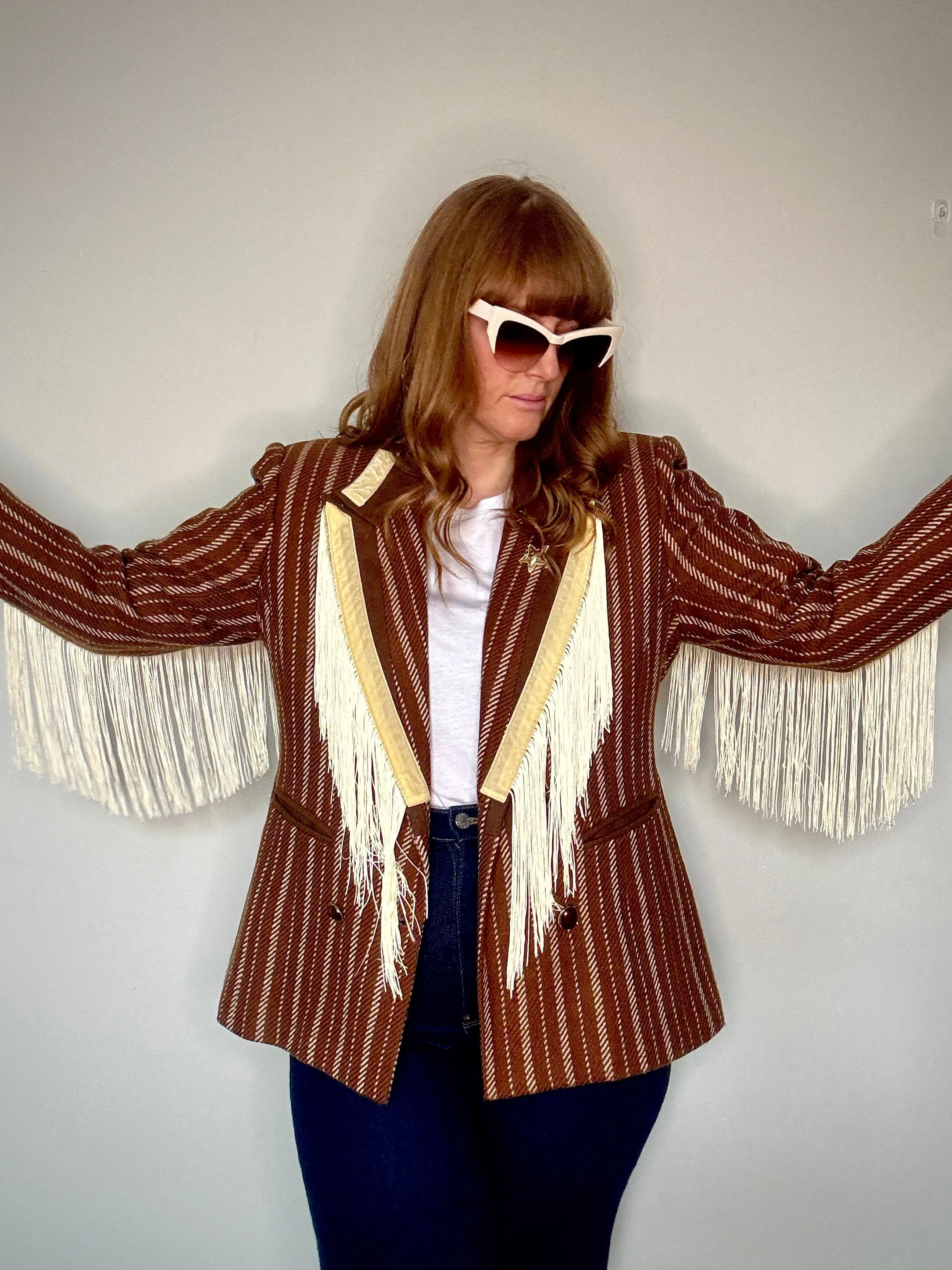 Dolly Blazer in Golden Toddy