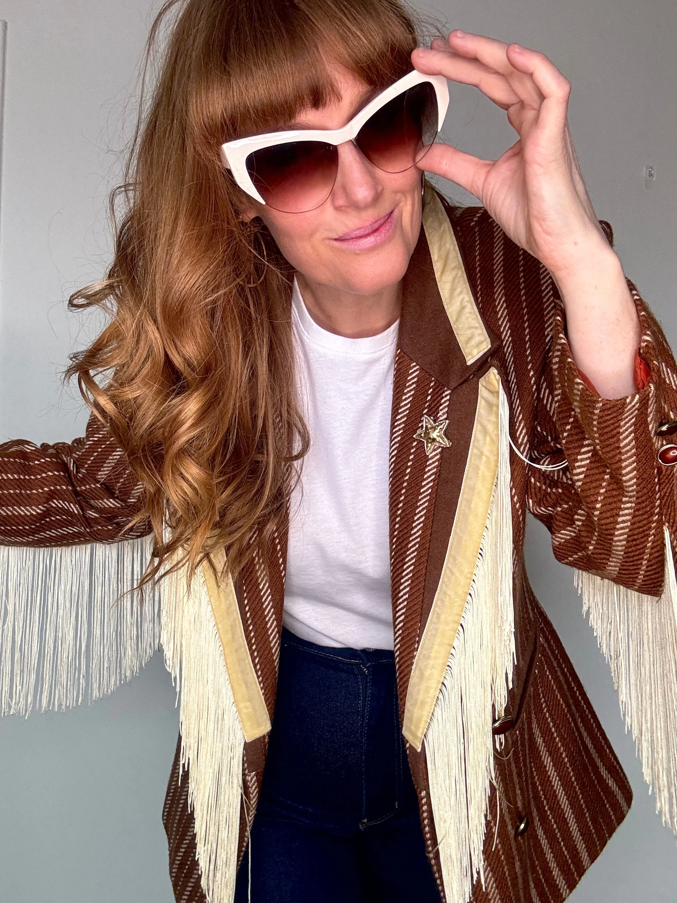 Dolly Blazer in Golden Toddy