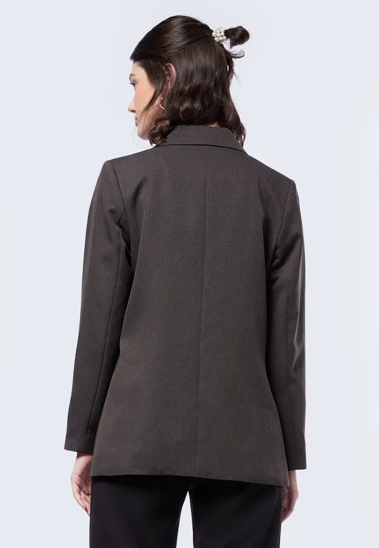 Double Breasted Long Sleeve Blazer