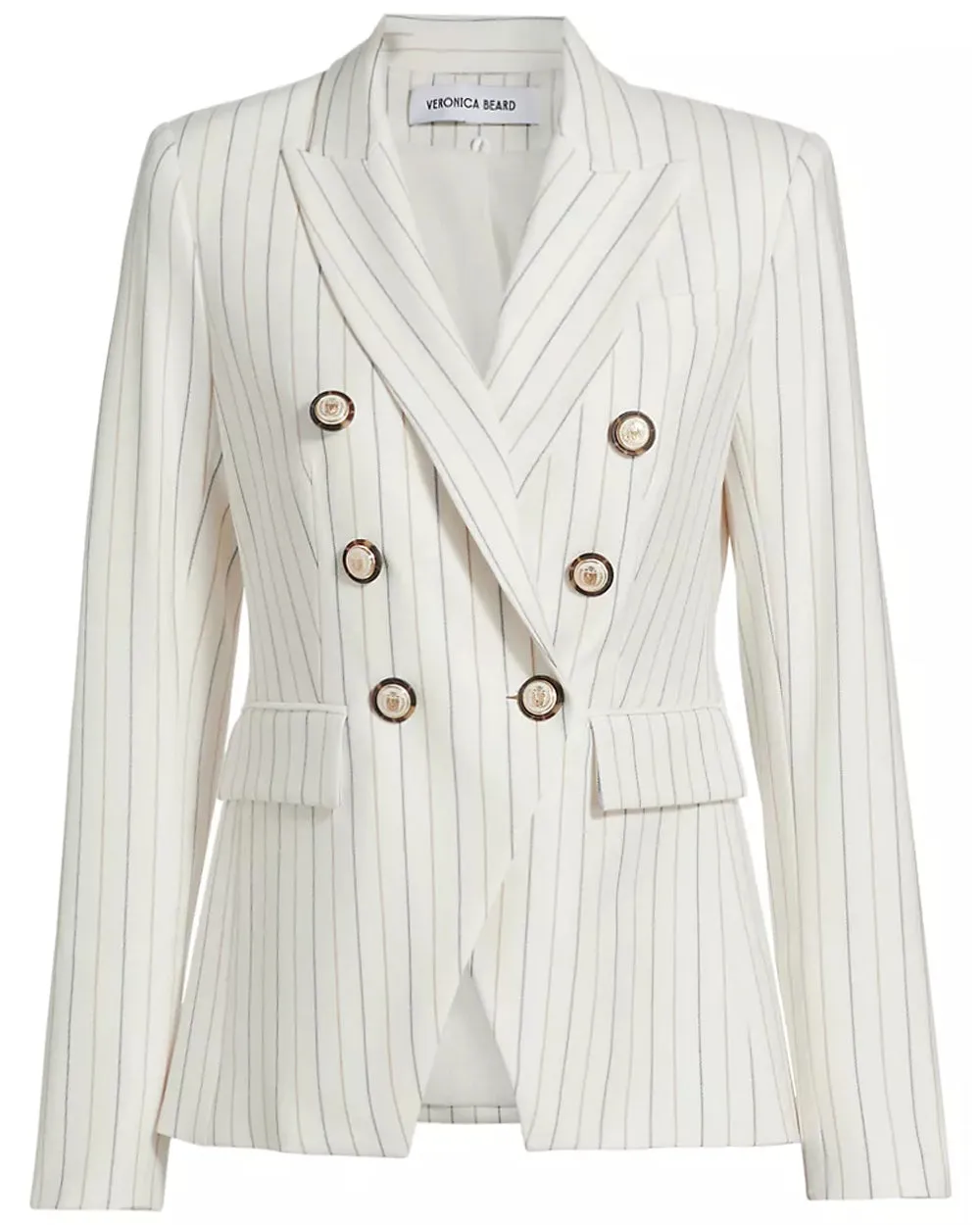 Dove Pinstripe Miller Dickey Jacket