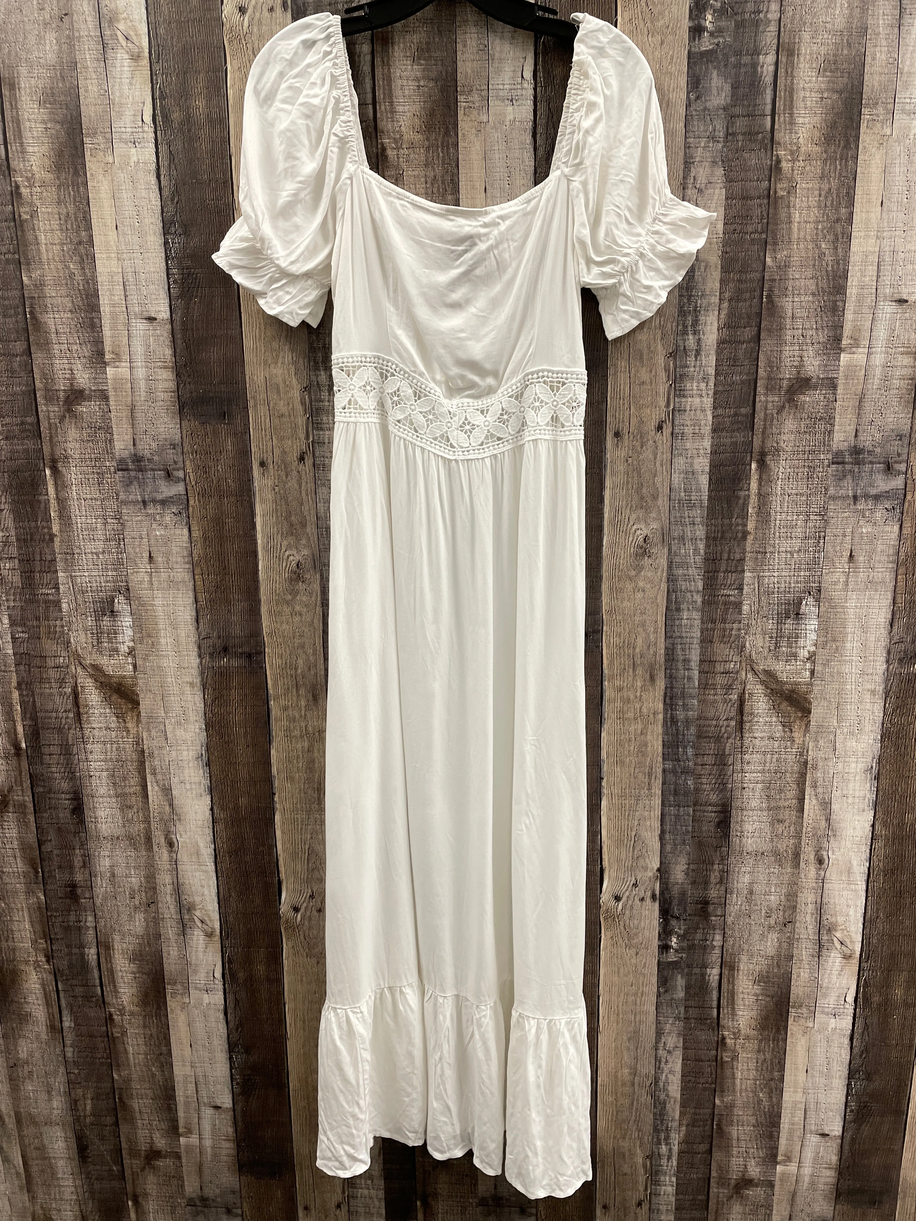 Dress Casual Maxi By Cme In White, Size: M