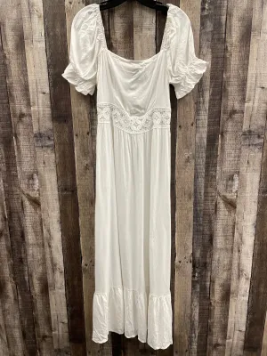 Dress Casual Maxi By Cme In White, Size: M