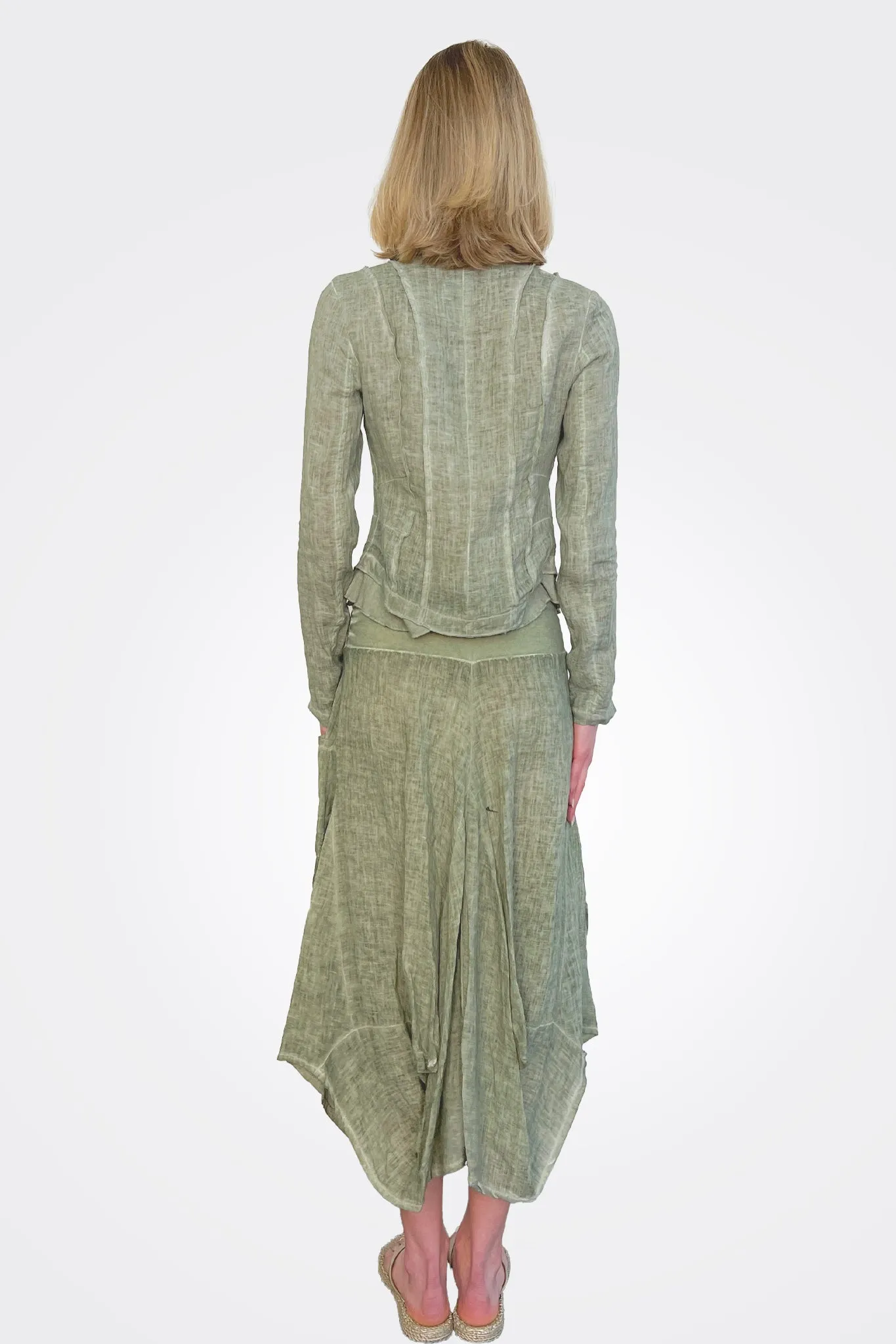 Drop Pocket Skirt - Cactus