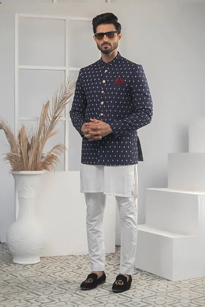 Edge Republic - ER 2063 Blue Prince Coat For Men