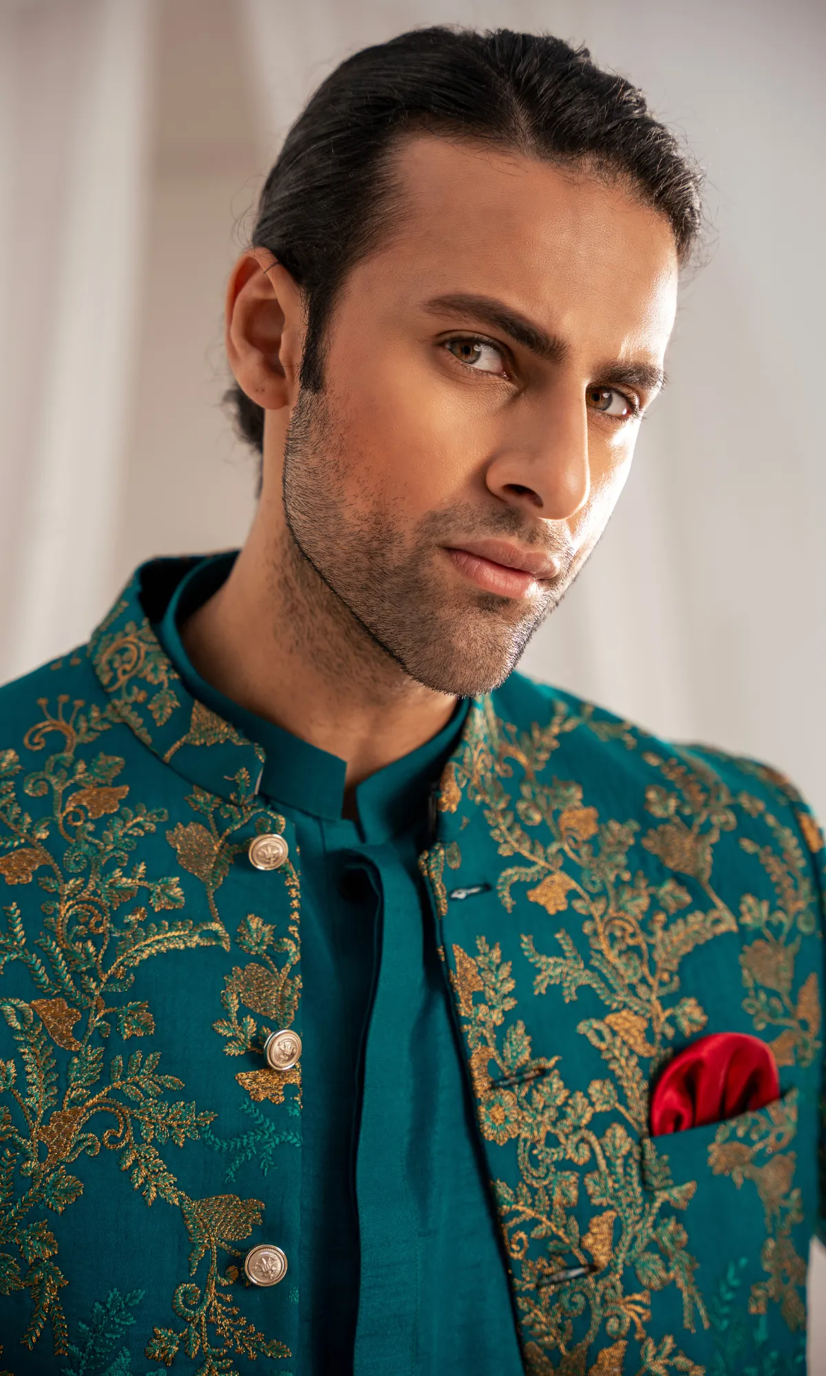 Edge Republic - ER PC 3006 Royal ELegance Emerald Green Prince Coat