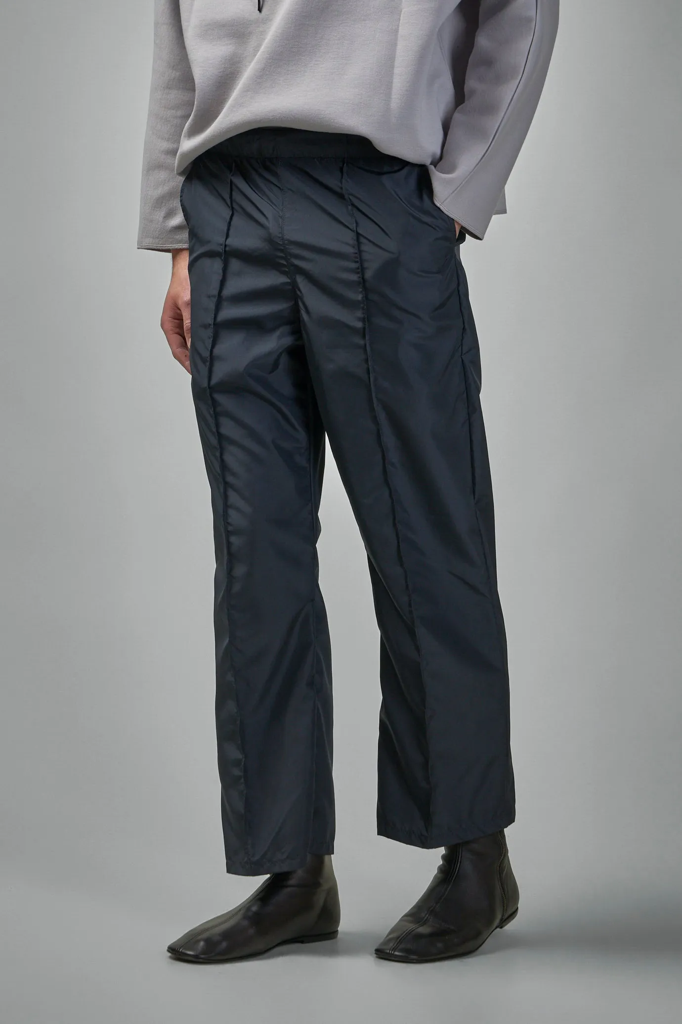 Elasticated Nylon Tailored Pants