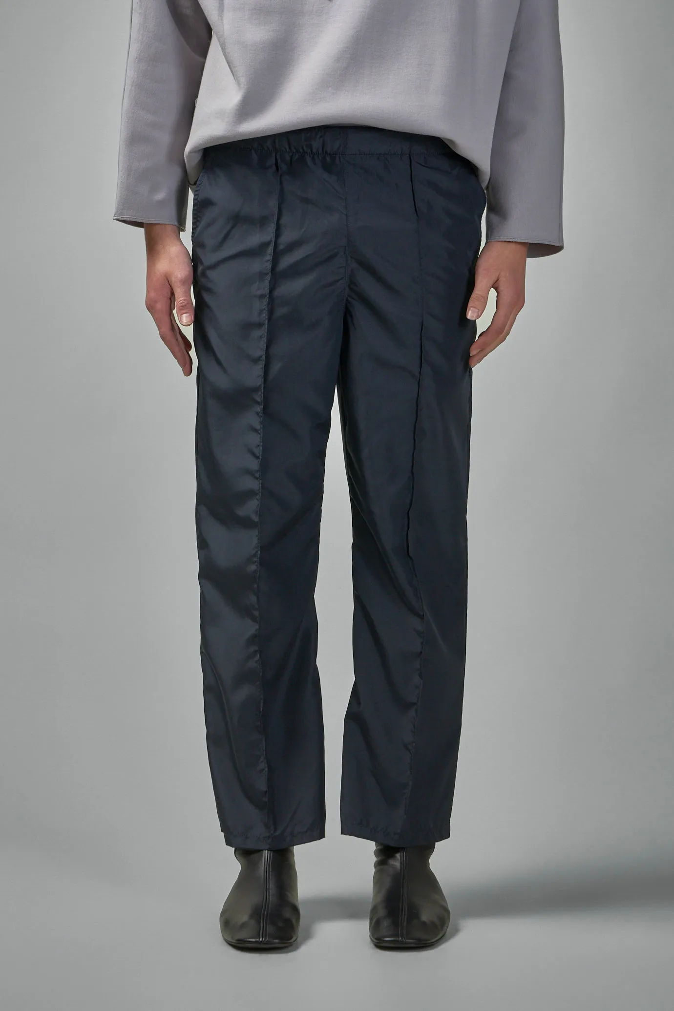 Elasticated Nylon Tailored Pants