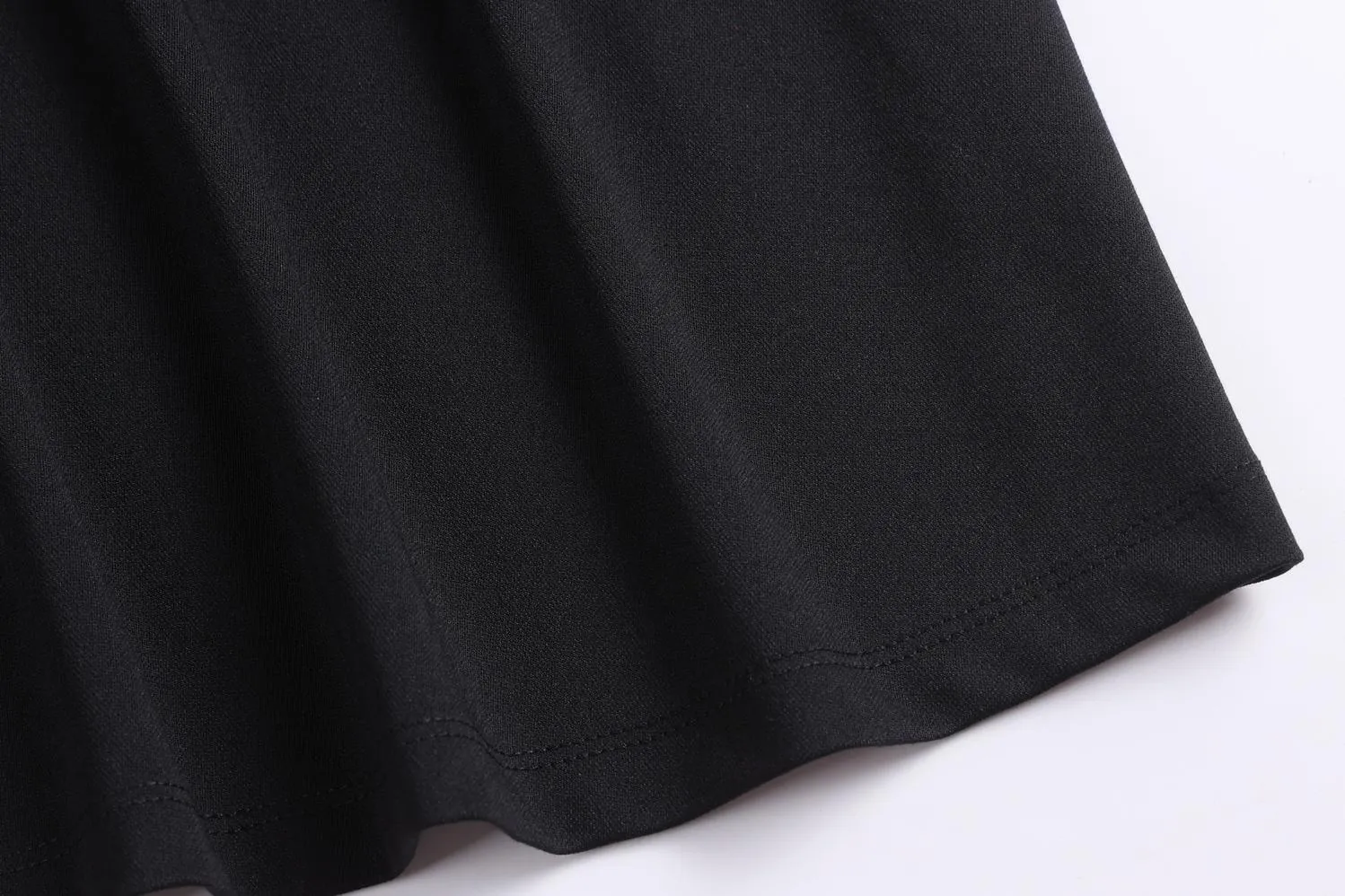 Elegantly Designed Women's Long Sleeve Tea Dress with Thigh-Length Cut
